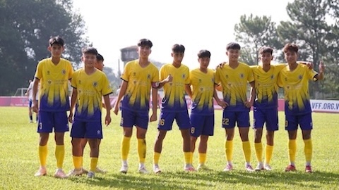 Hà Nội giành vé đầu tiên vào tứ kết giải bóng đá U17 QG 2026